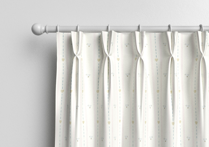 Puddle Down, Duck Stripe Dollymix - Made to Measure Curtains - Image 10